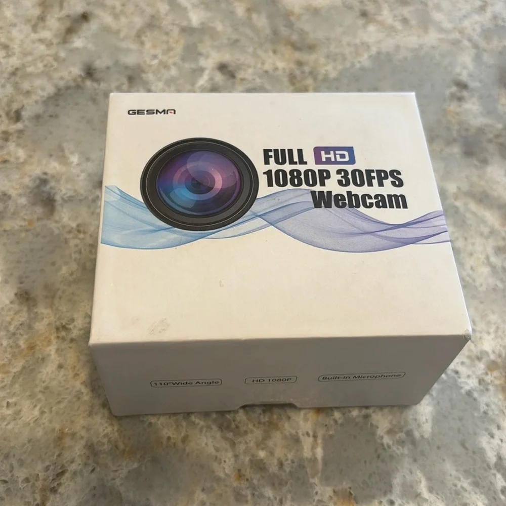 GESMA Full HD 1080P 30FPS Webcam